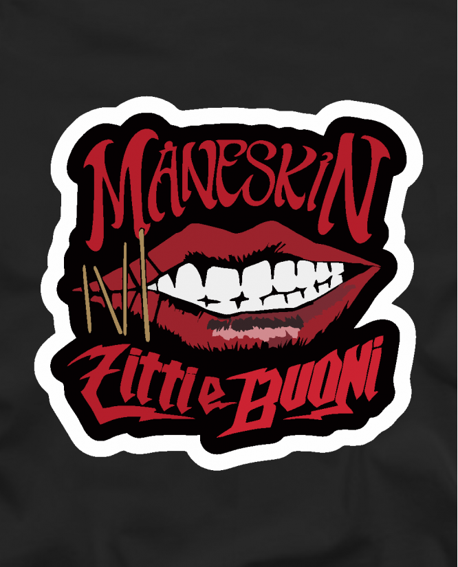 Marškinėliai Maneskin little buoni